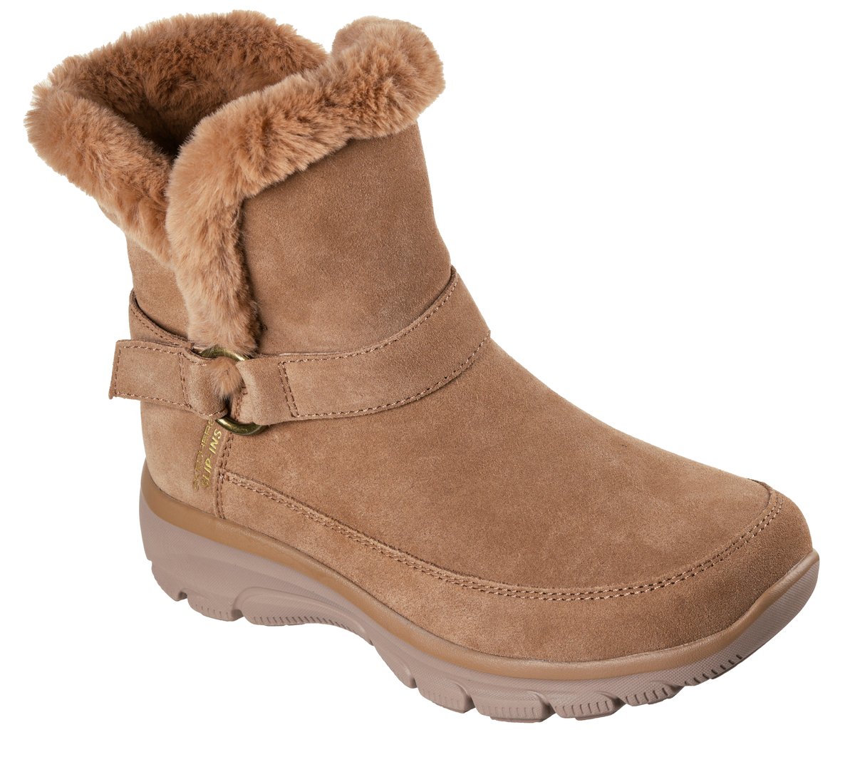 Skechers Slip-ins Relaxed Fit: Easy Going - Dreamers Luxe Vibes — CHESTNUT