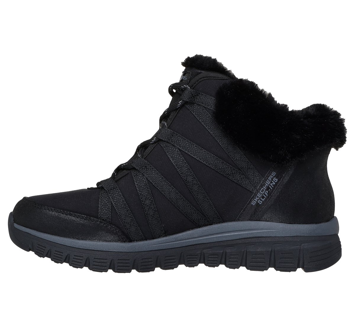 Skechers Slip-ins: Graceful - Cozy Strolls — BLACK