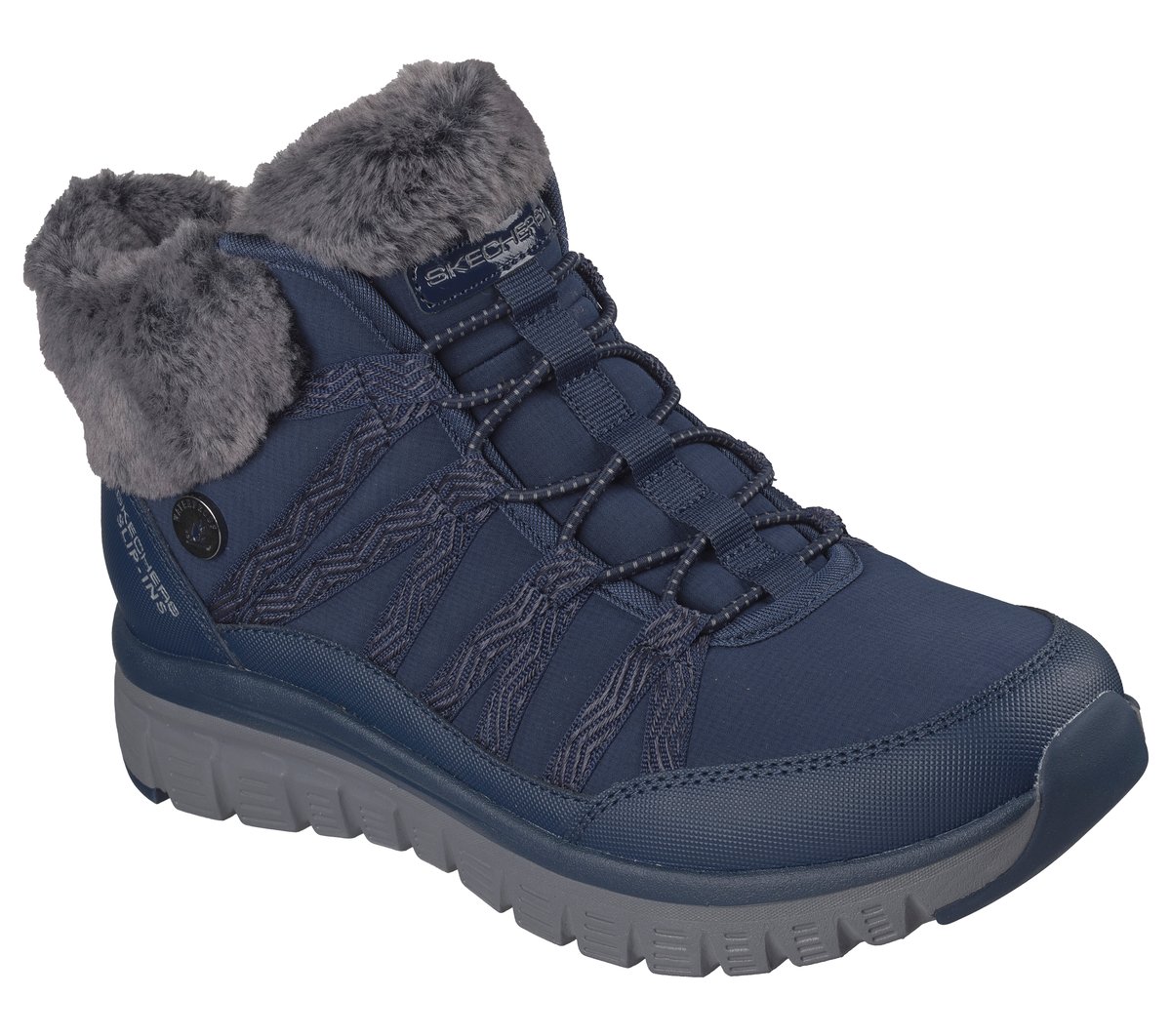 Skechers Slip-ins Waterproof: Graceful - Misty Strolls — NAVY