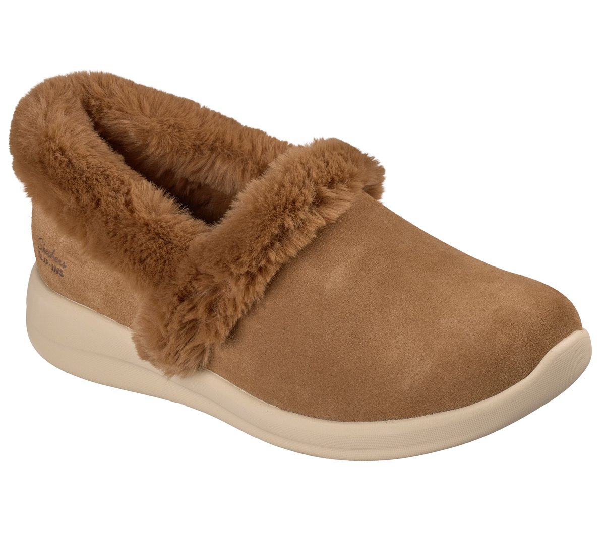 Skechers Slip-ins: Cozy Escape - Snowy Bliss — CHESTNUT
