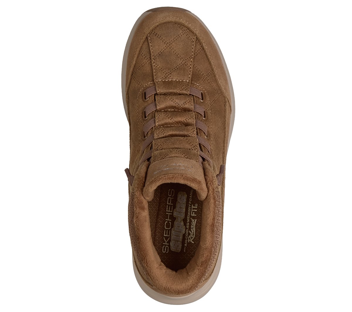 Skechers Slip-ins Relaxed Fit: Contour Foam Boot - Cozy Fit Drift — CHESTNUT