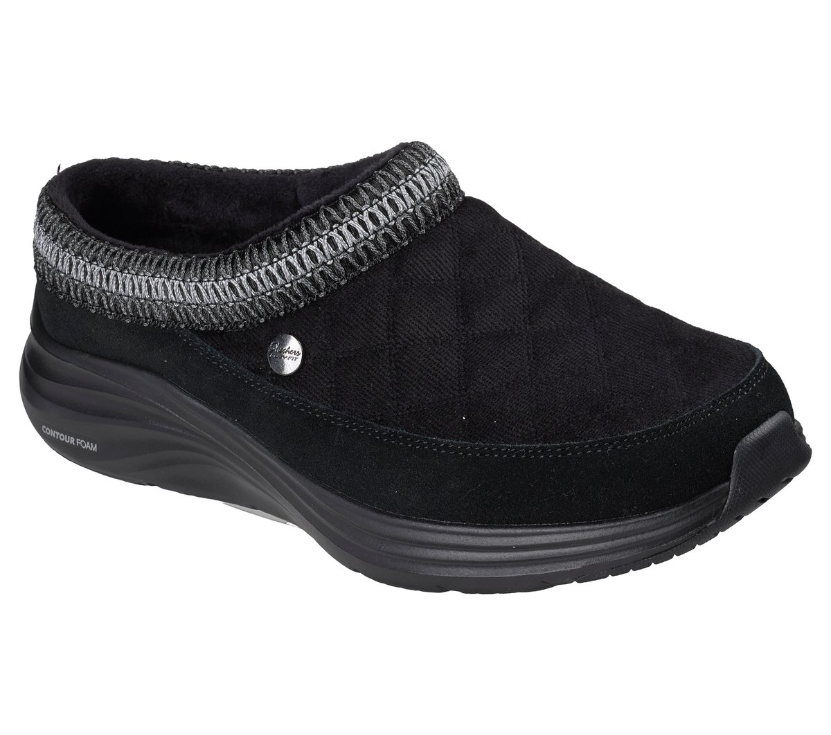 Contour Foam Boot - Cozy Fit Cozier Cascade — BLACK