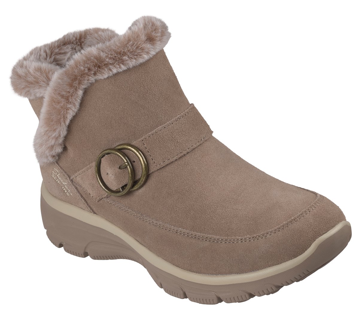 Skechers Slip-ins Relaxed Fit: Easy Going - Gentle Winter — MUSHROOM