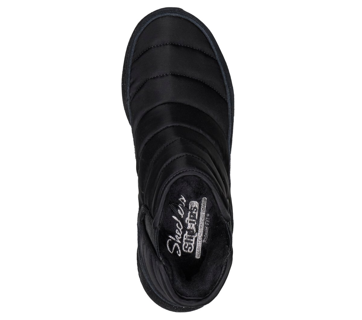 Skechers Slip-ins Relaxed Fit: Ultra Flex 4.0 Boot - Cozy Chic — BLACK