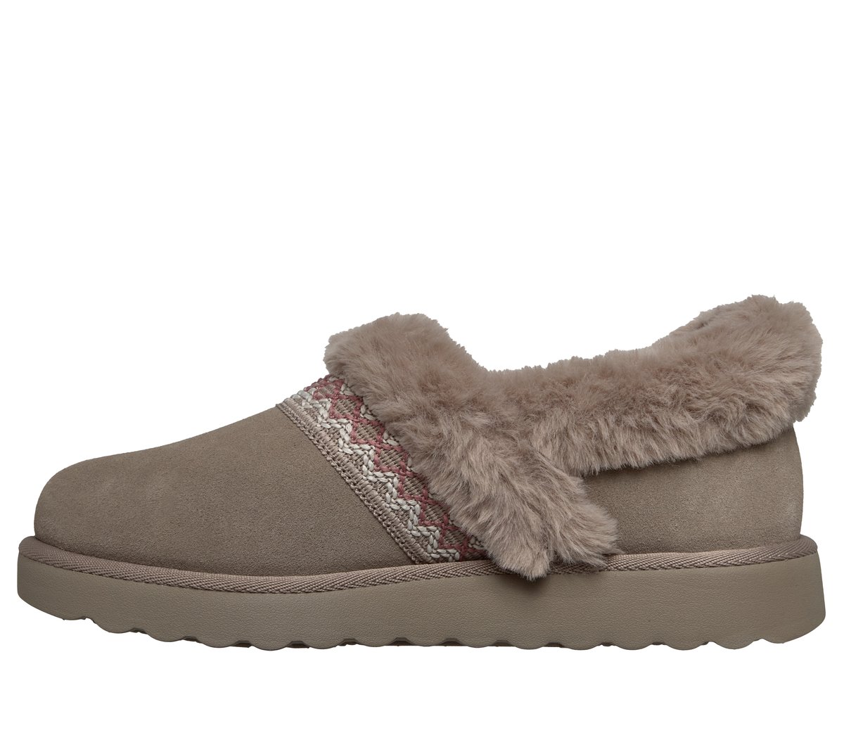 Skechers Slip-ins Relaxed Fit: Cozy Chateau - Soft Lounge — DARK TAUPE