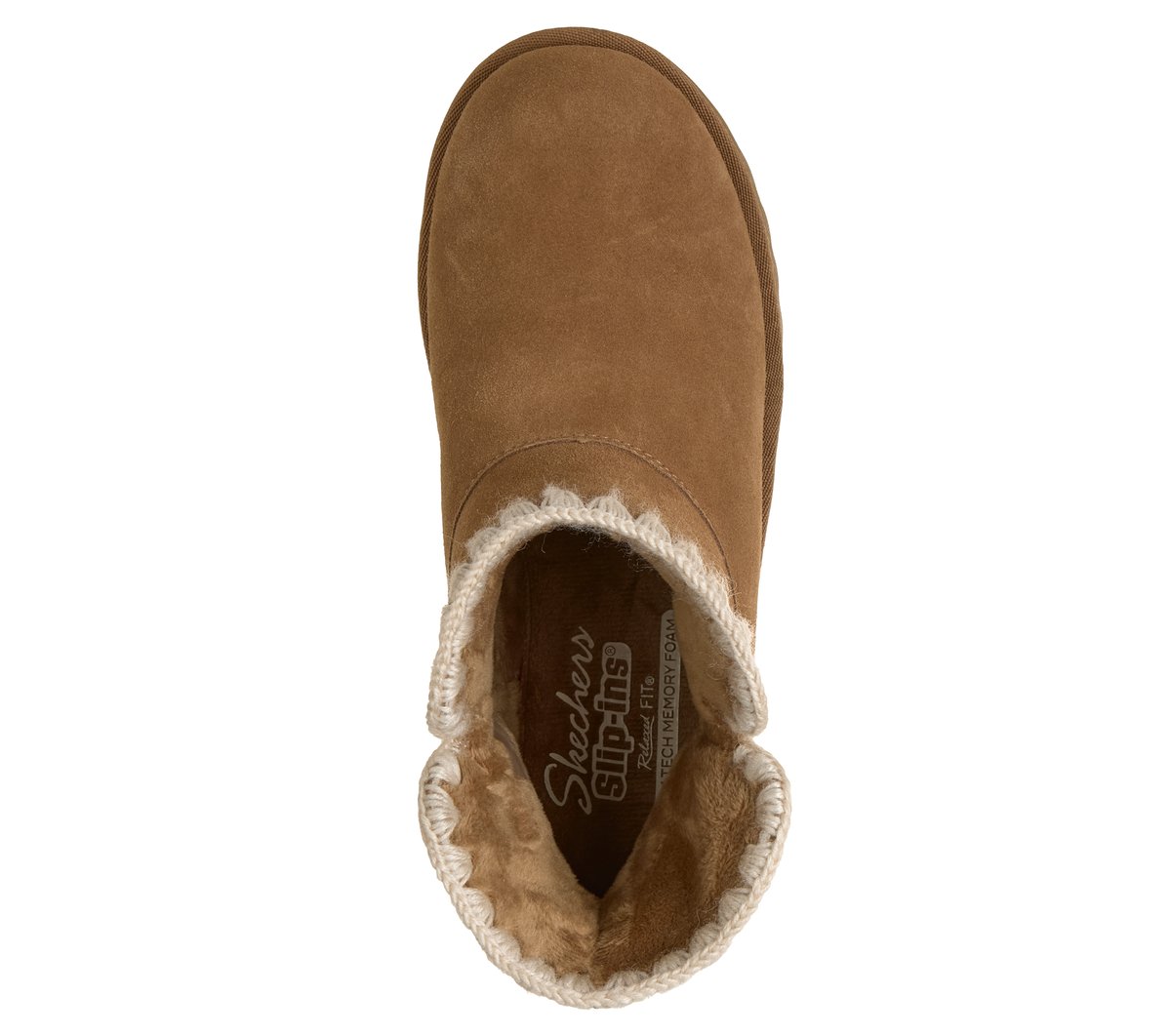 Skechers Slip-ins Relaxed Fit: Cozy Chalet - Shorty Snuggle — CHESTNUT