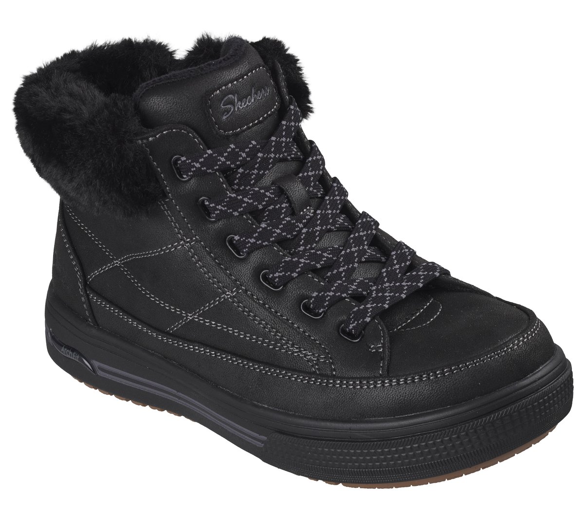 Relaxed Fit: Arch Fit Arcade Boot - Crisp Vibes — BLACK