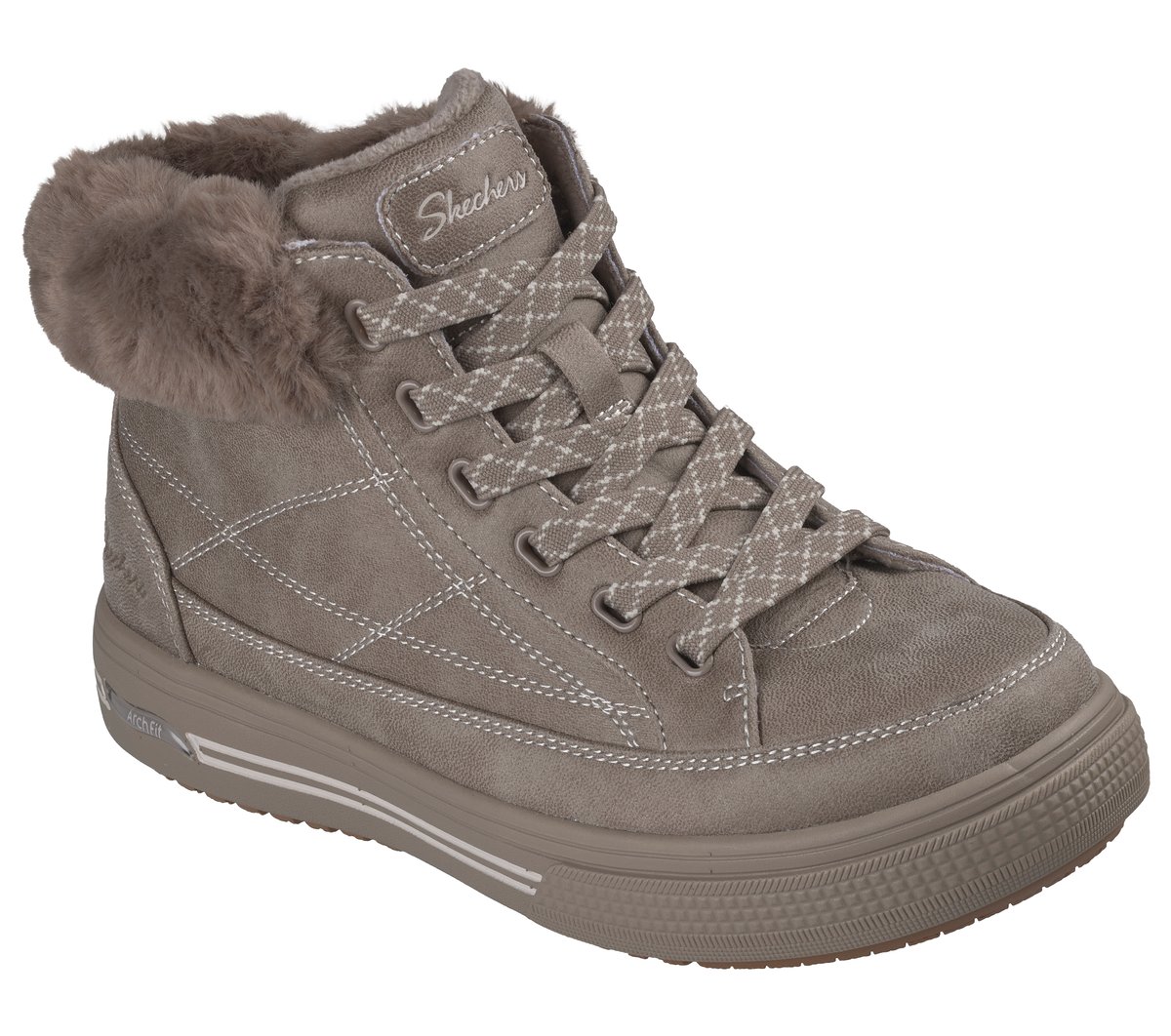 Relaxed Fit: Arch Fit Arcade Boot - Crisp Vibes — DARK TAUPE