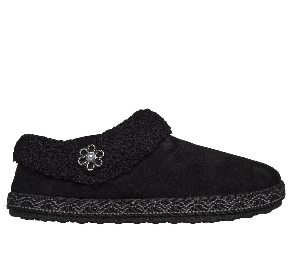 Relaxed Fit: Campfire Glow - Cozy Retreat — BLACK