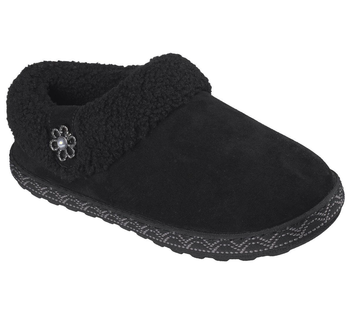 Relaxed Fit: Campfire Glow - Cozy Retreat — BLACK