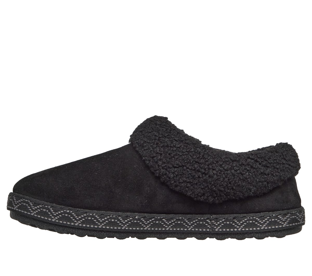 Relaxed Fit: Campfire Glow - Cozy Retreat — BLACK