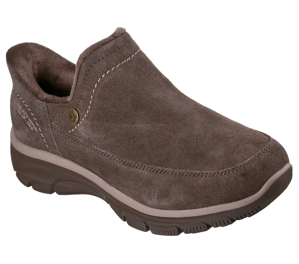 Skechers Slip-ins Relaxed Fit: Easy Going - Modern Whisper — CHOCOLATE