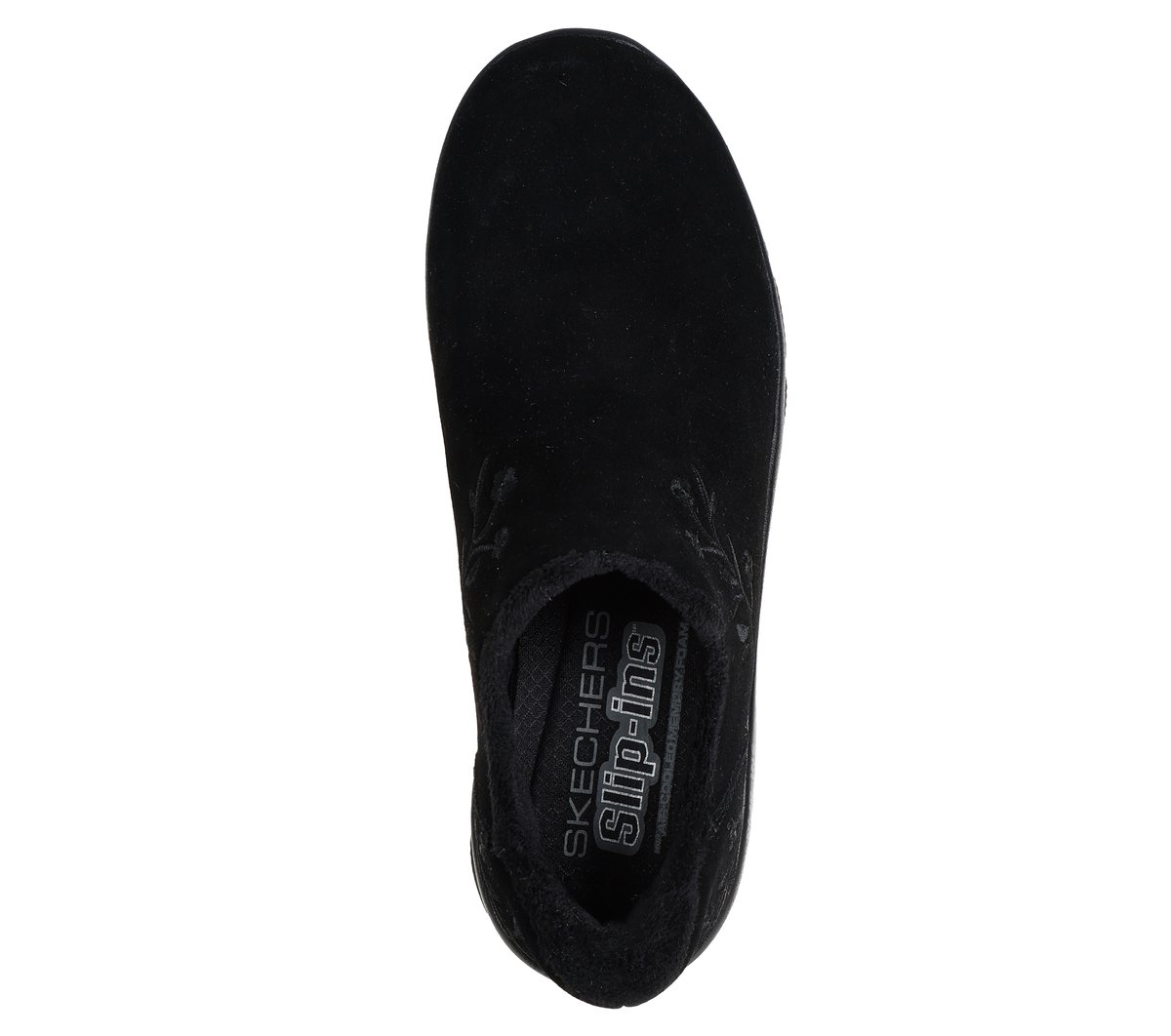 Skechers Slip-ins Relaxed Fit: Easy Going - Floral Moment — BLACK