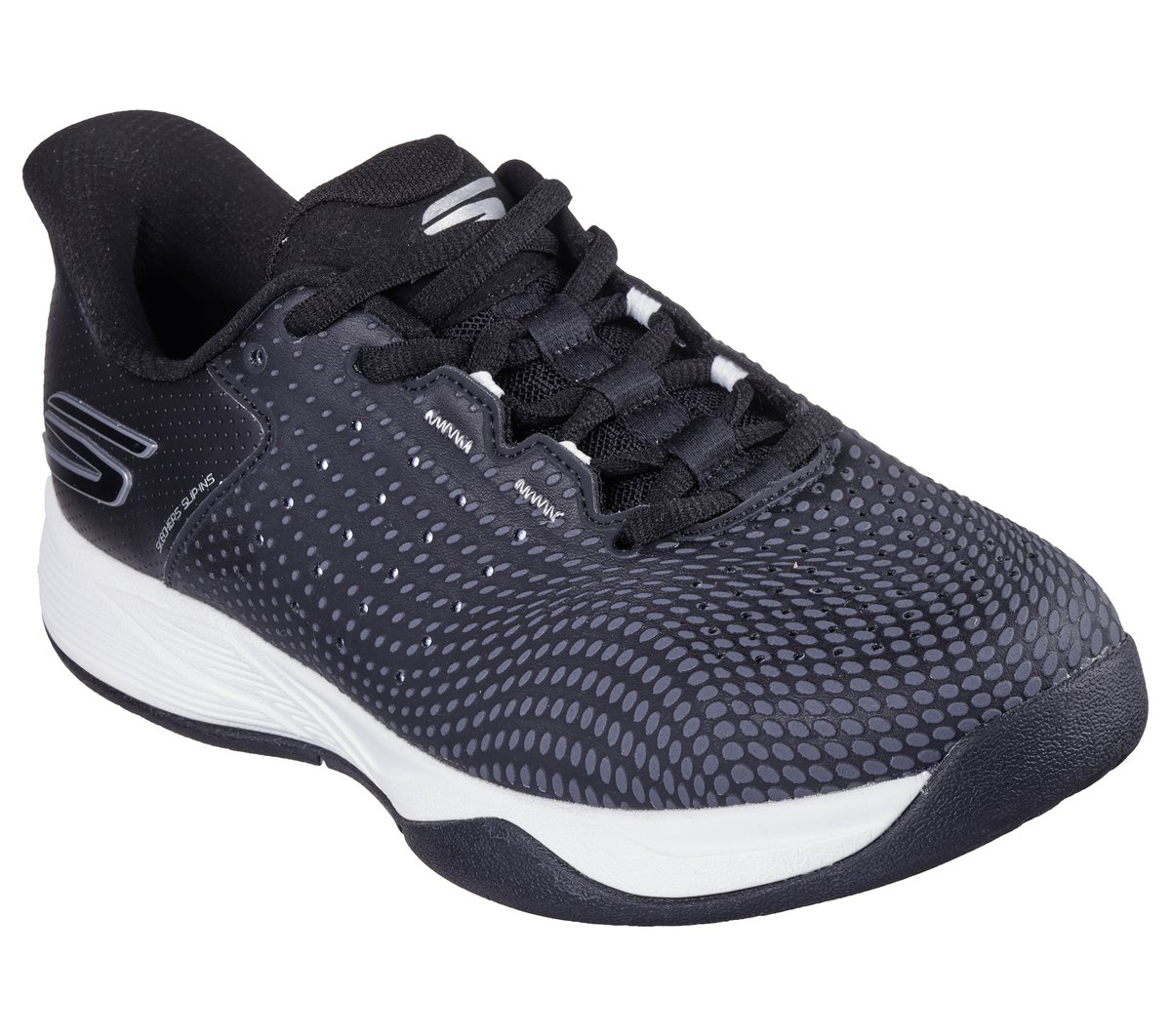Skechers Slip-ins Relaxed Fit: Viper Court Reload — BLACK / WHITE