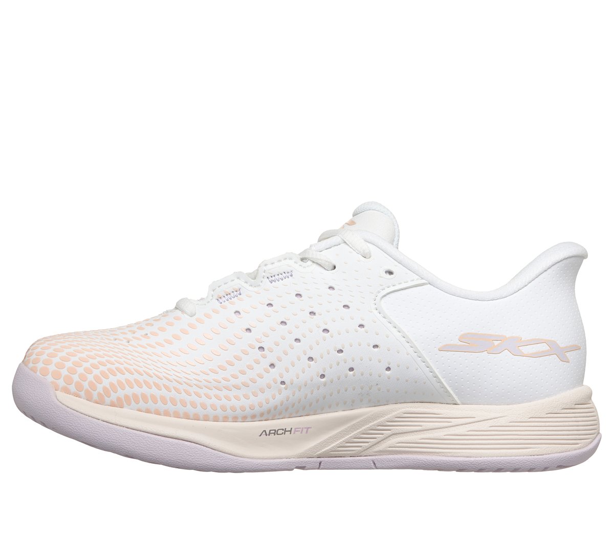 Skechers Slip-ins Relaxed Fit: Viper Court Reload — WHITE / PINK