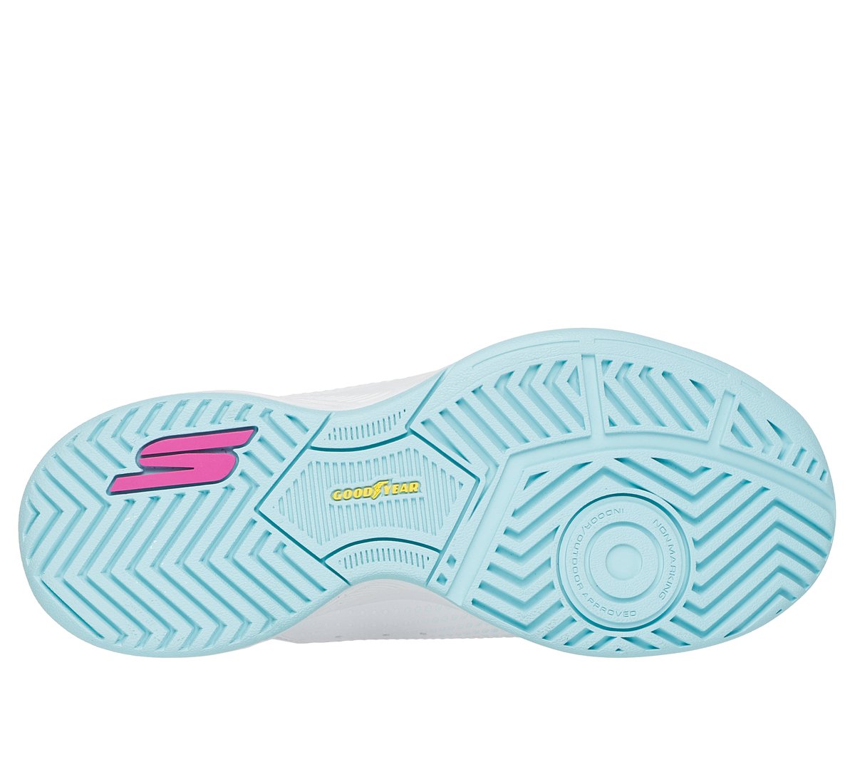 Skechers Slip-ins Relaxed Fit: Viper Court Reload — WHITE / TURQUOISE