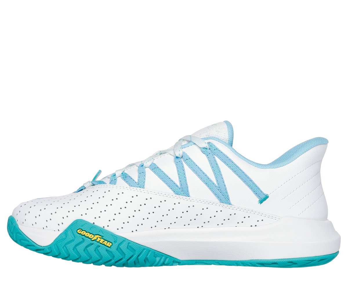 Relaxed Fit: Viper Court Rally — WHITE / LIGHT BLUE
