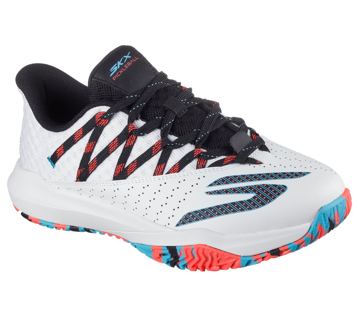 Relaxed Fit: Viper Court Rally — WHITE / PINK / LIGHT BLUE