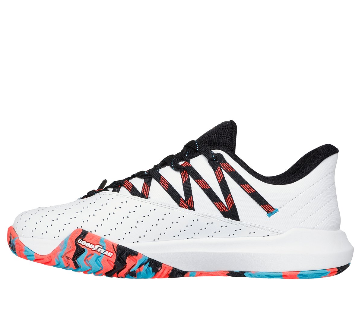 Relaxed Fit: Viper Court Rally — WHITE / PINK / LIGHT BLUE