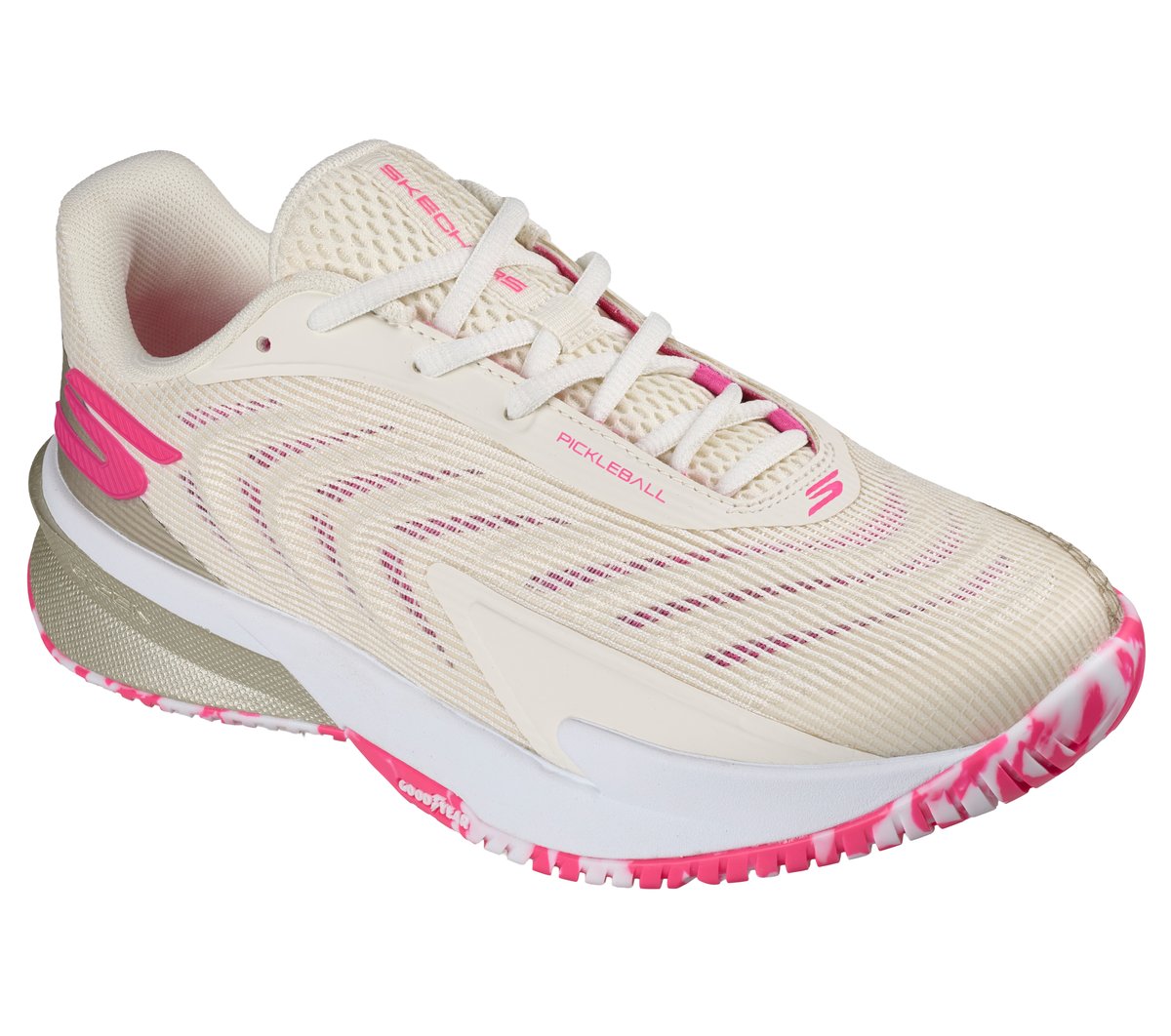 Skechers Slip-ins Relaxed Fit: Viper Court Elite - 2.0 — OFF WHITE / PINK