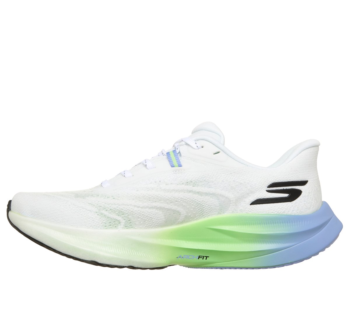 Skechers Aero Spark — WHITE / LIME