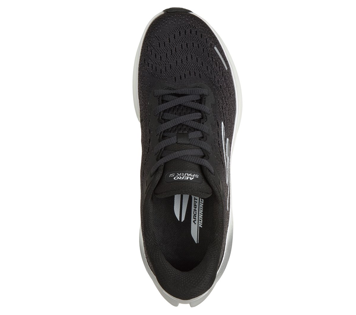 Skechers Slip-ins: Aero Spark — BLACK / SILVER