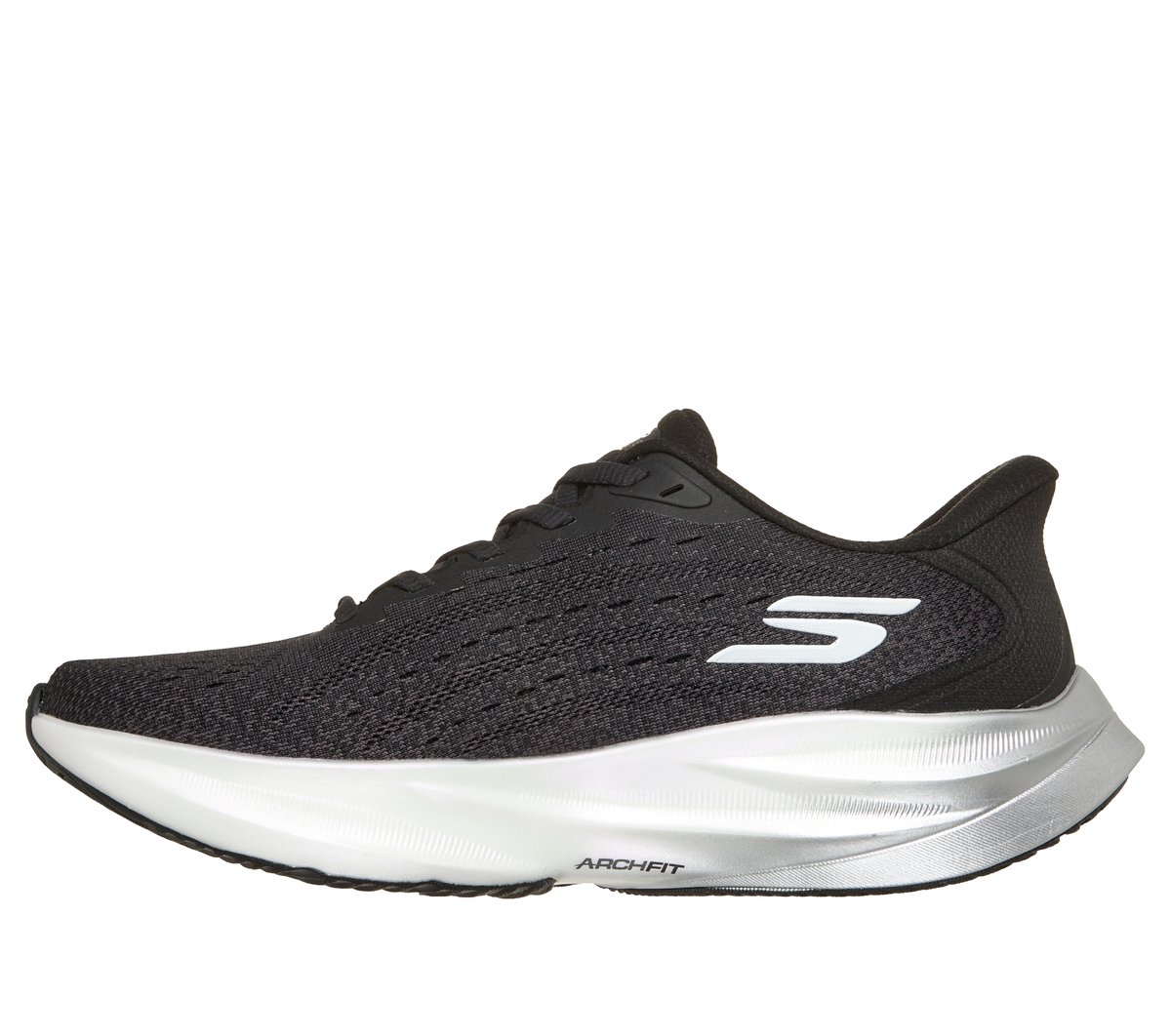 Skechers Slip-ins: Aero Spark — BLACK / SILVER