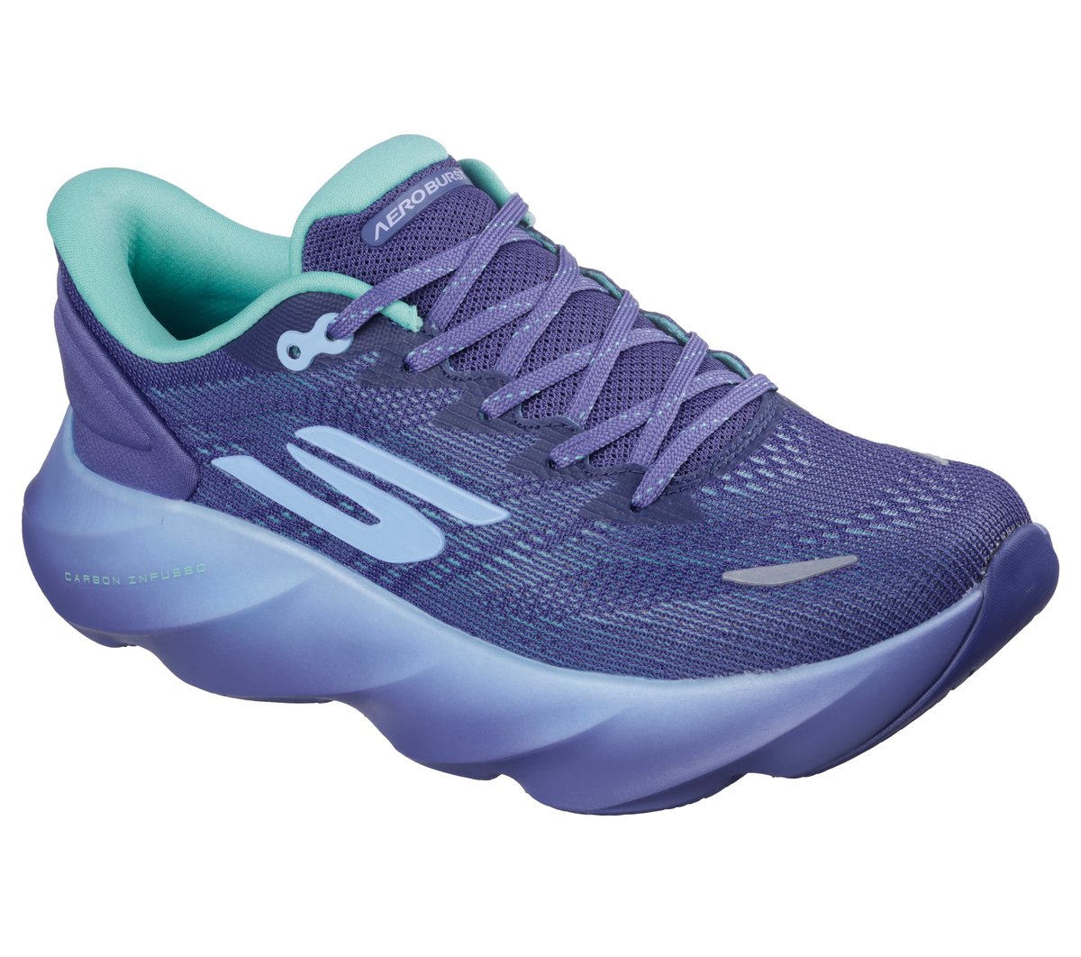 Skechers Aero Burst — PERIWINKLE / AQUA