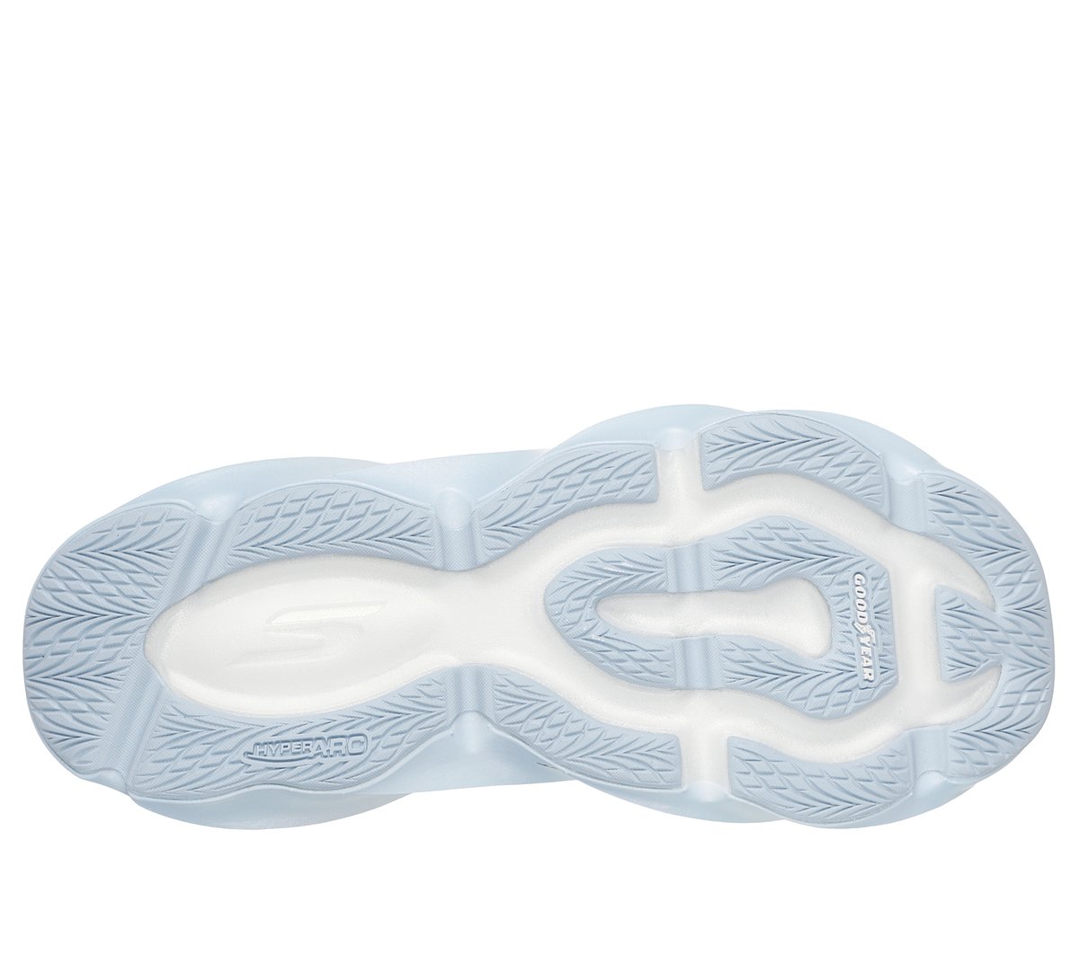 Skechers Aero Burst — WHITE / LIGHT BLUE