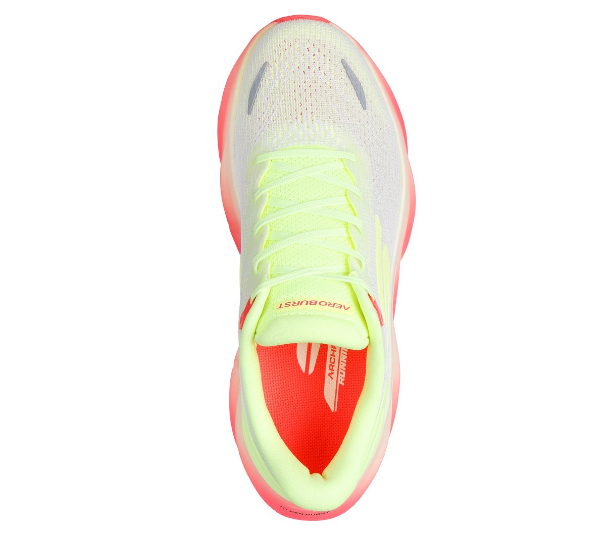 Skechers Aero Burst — WHITE / YELLOW