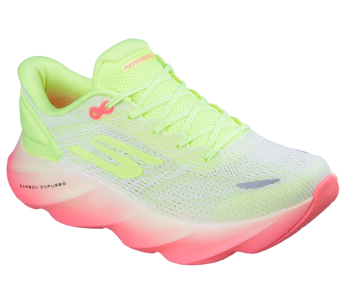 Skechers Aero Burst — WHITE / YELLOW