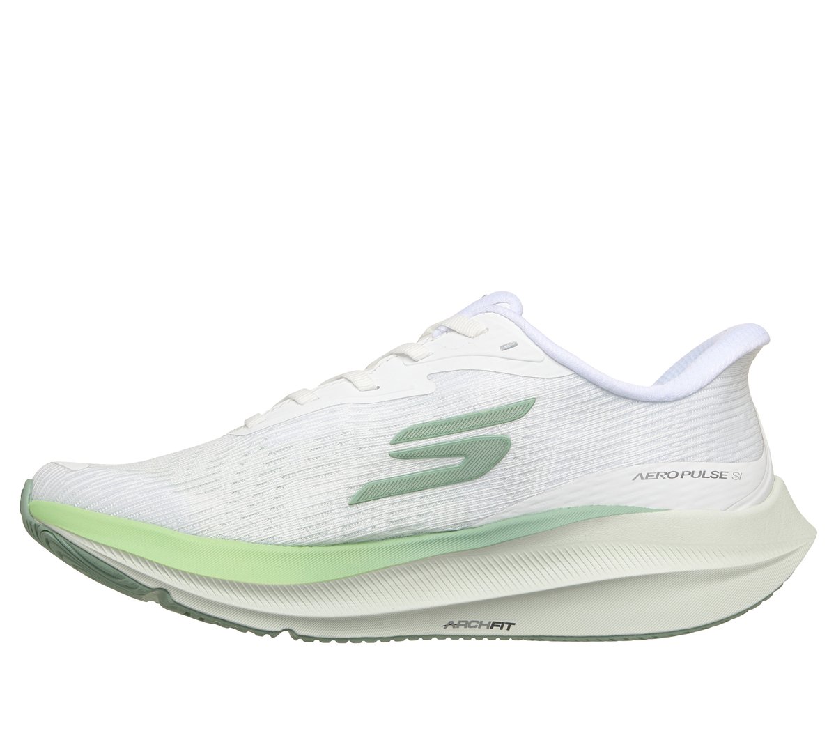 Skechers Slip-ins: Aero Pulse — WHITE / GREEN
