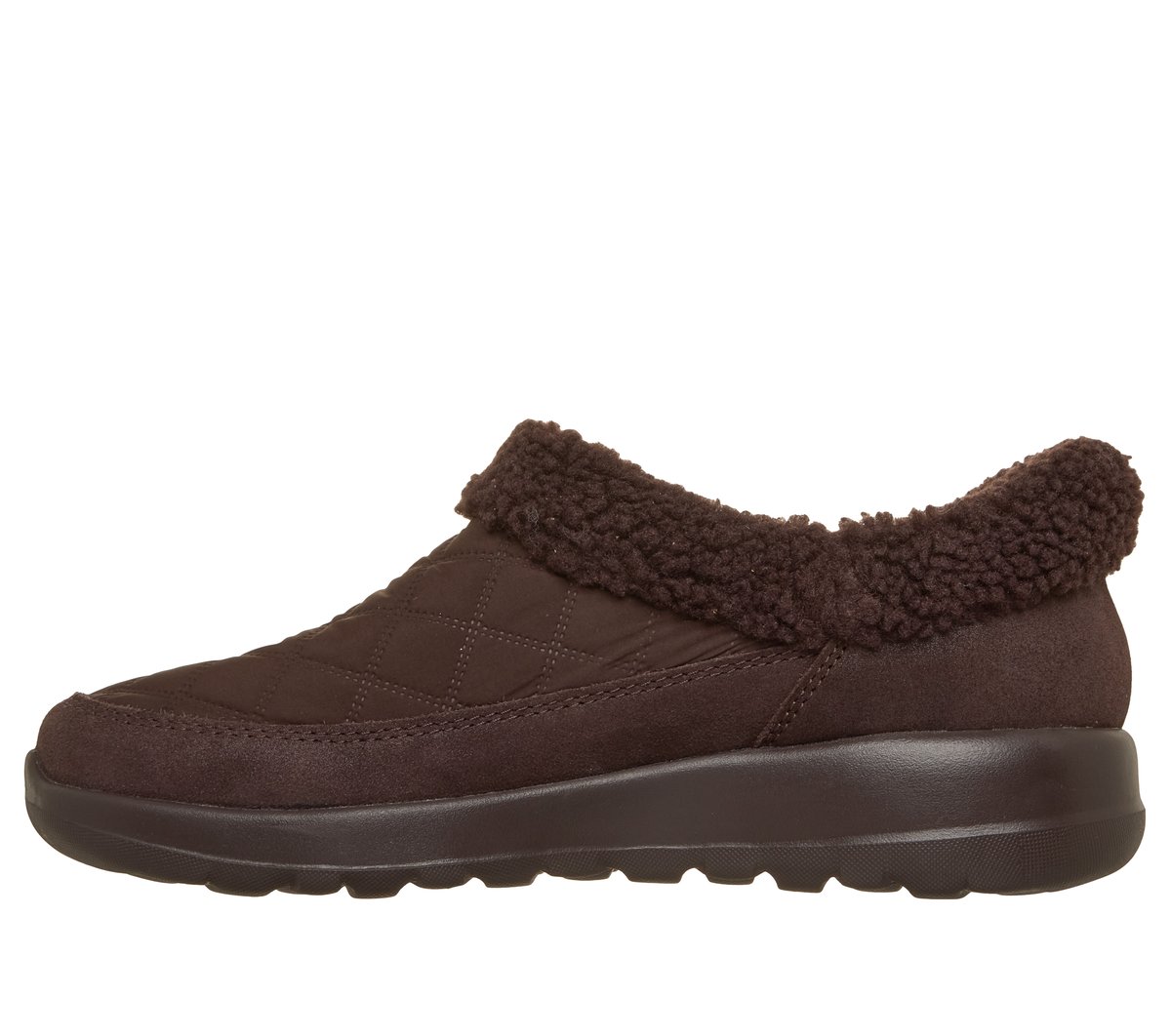 Skechers Slip-ins: On-The-GO Joy - Cozy Fit Cara — DARK BROWN