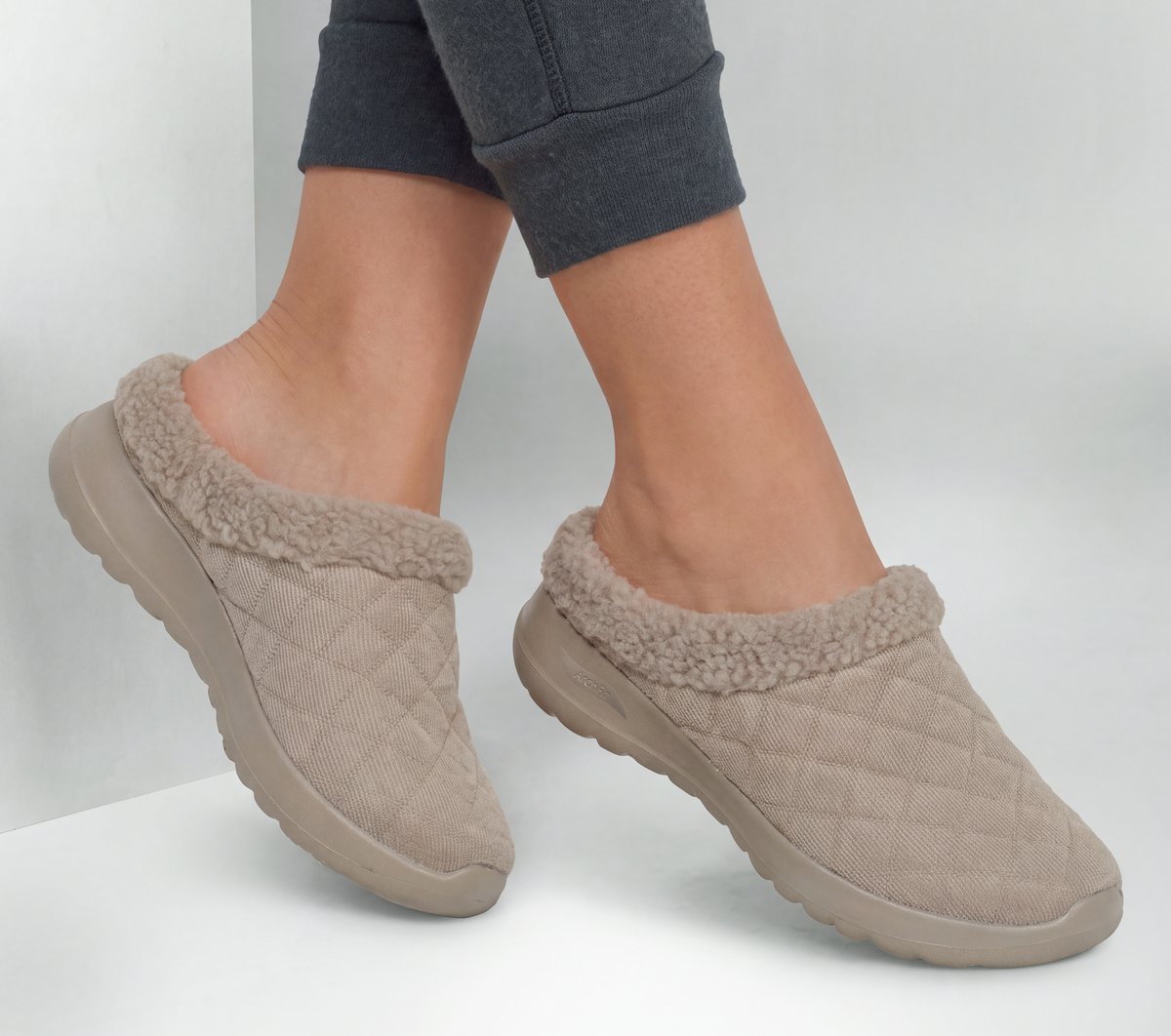 GO WALK Arch Fit Joy - Cozy Fit Premium — TAUPE
