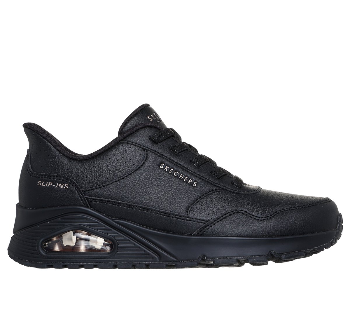 Skechers Slip-ins: UNO - Banksia Luxe — BLACK