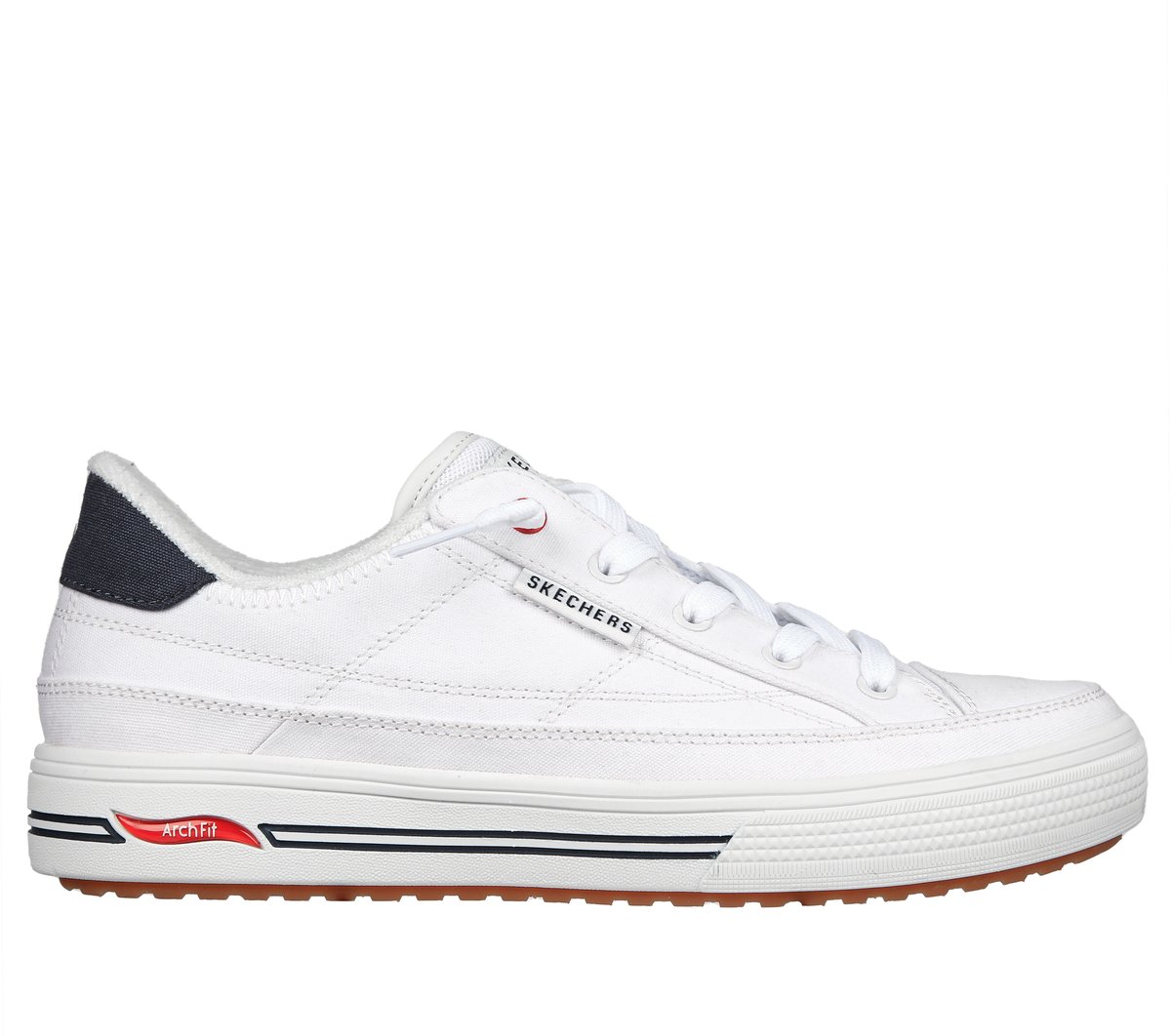 Arch Fit Arcade - Arcata — WHITE / NAVY