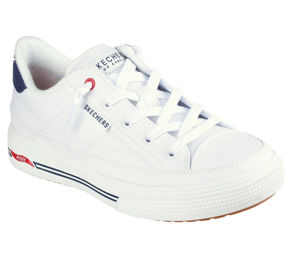 Arch Fit Arcade - Arcata — WHITE / NAVY