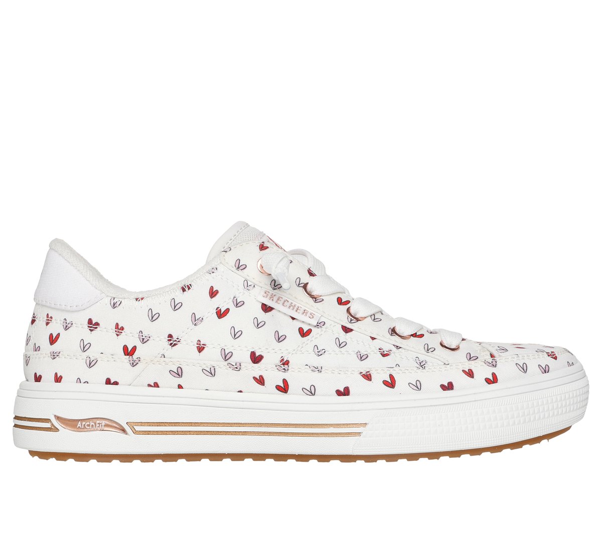 JGoldcrown: Arch Fit Arcade - Love On Top — WHITE / RED