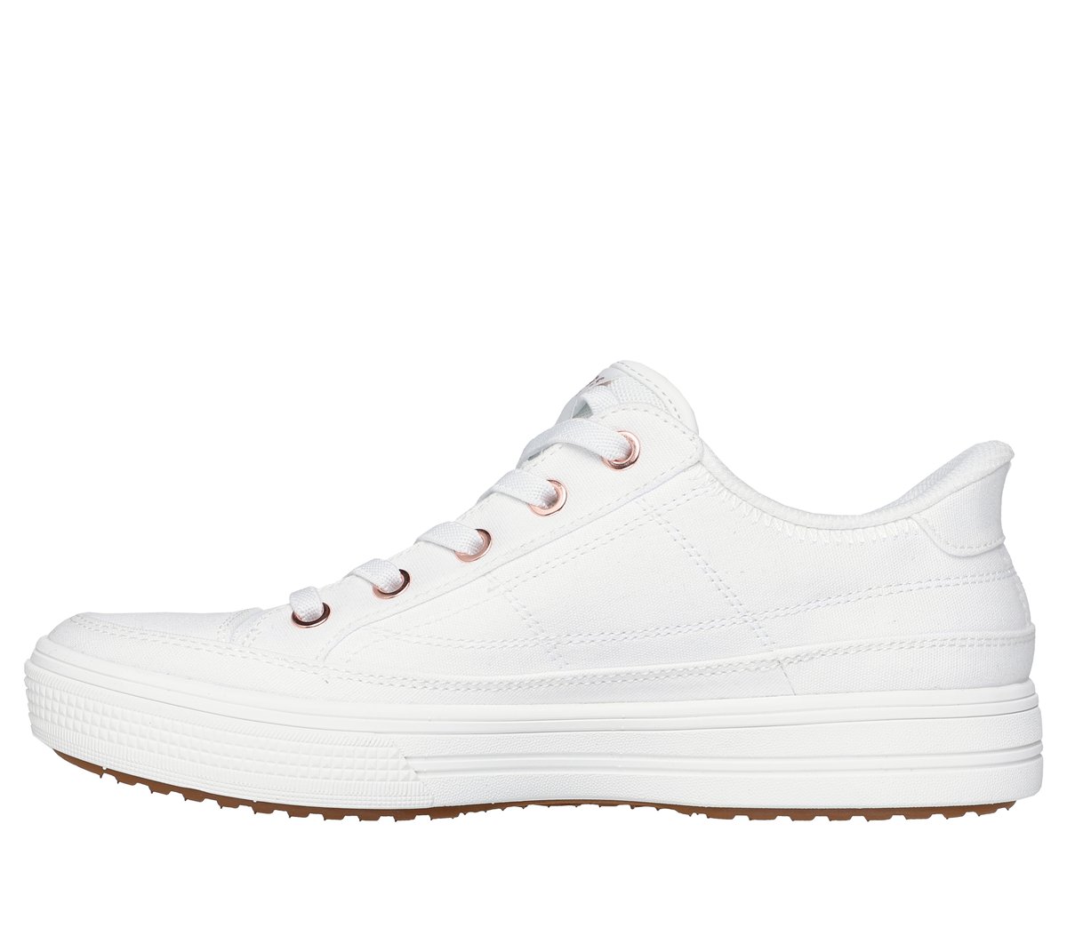 Skechers Slip-ins: Arch Fit Arcade - See Ya There — WHITE