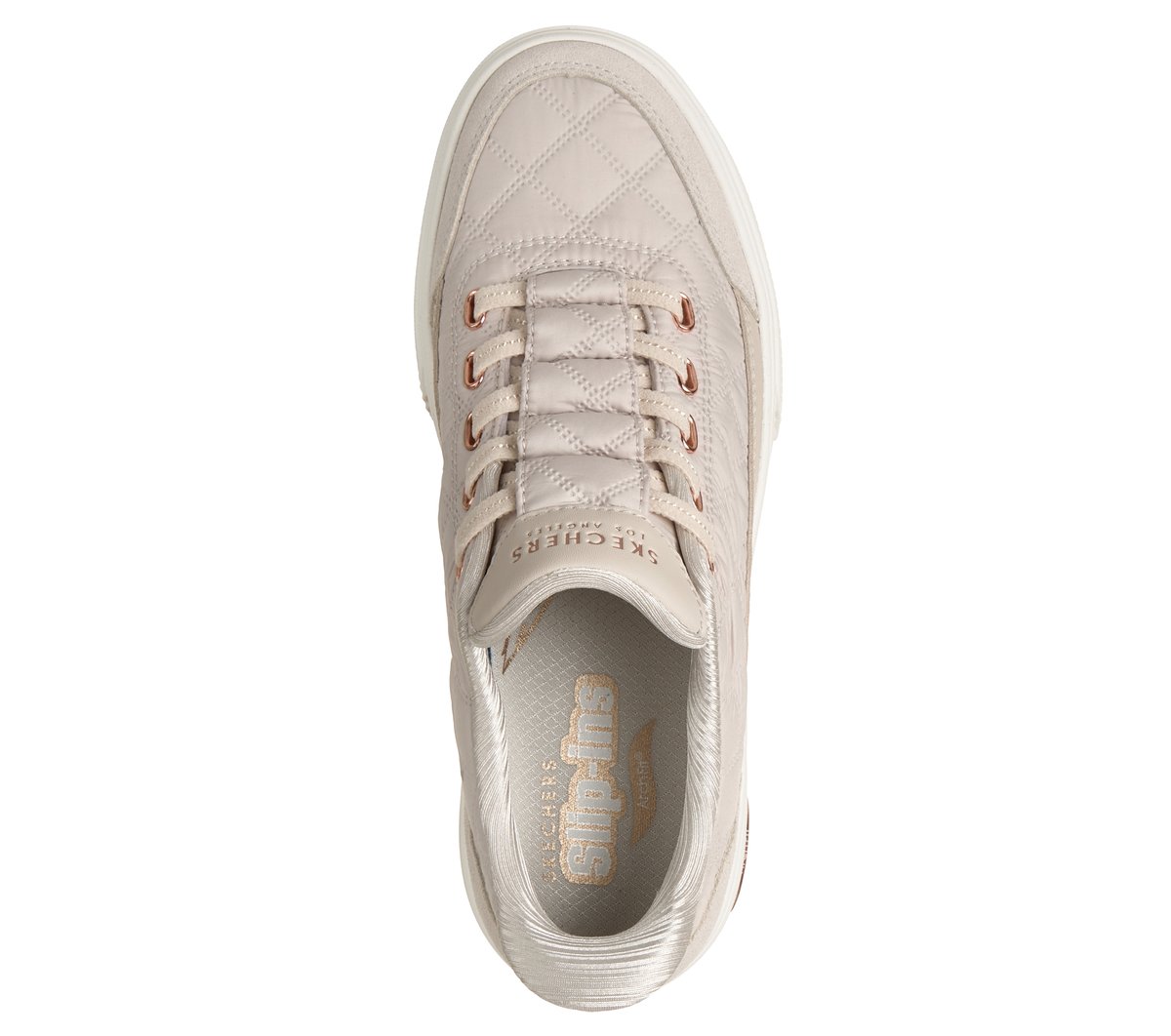 Skechers Slip-ins: Arch Fit Arcade - Cozy Fit Cuddle Steps — OFF WHITE