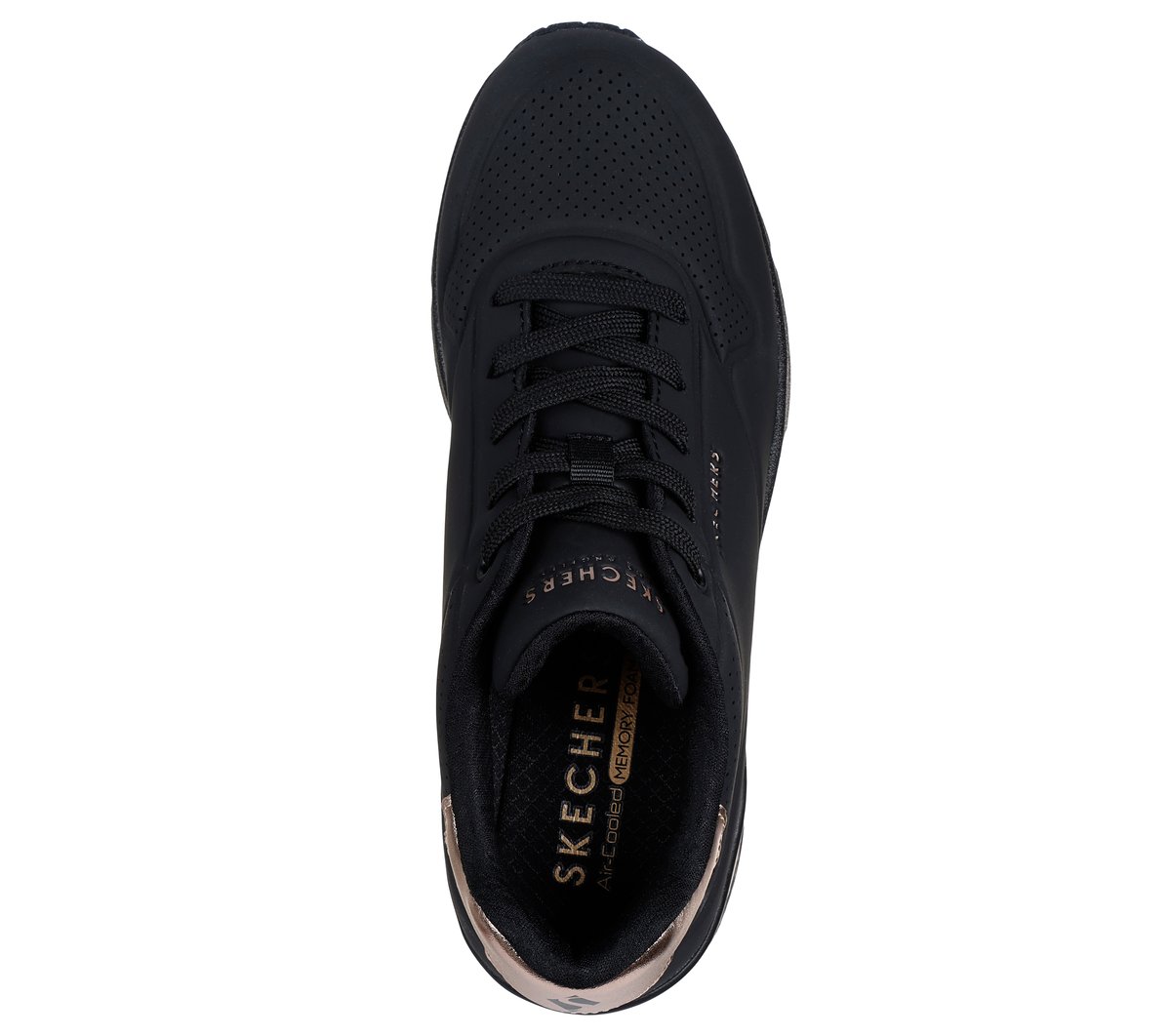 Uno Wedge - HI Steps — BLACK