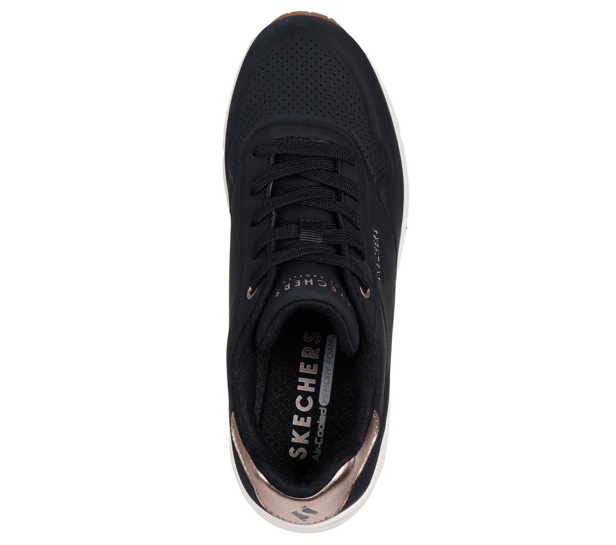 Uno Wedge - HI Steps — BLACK