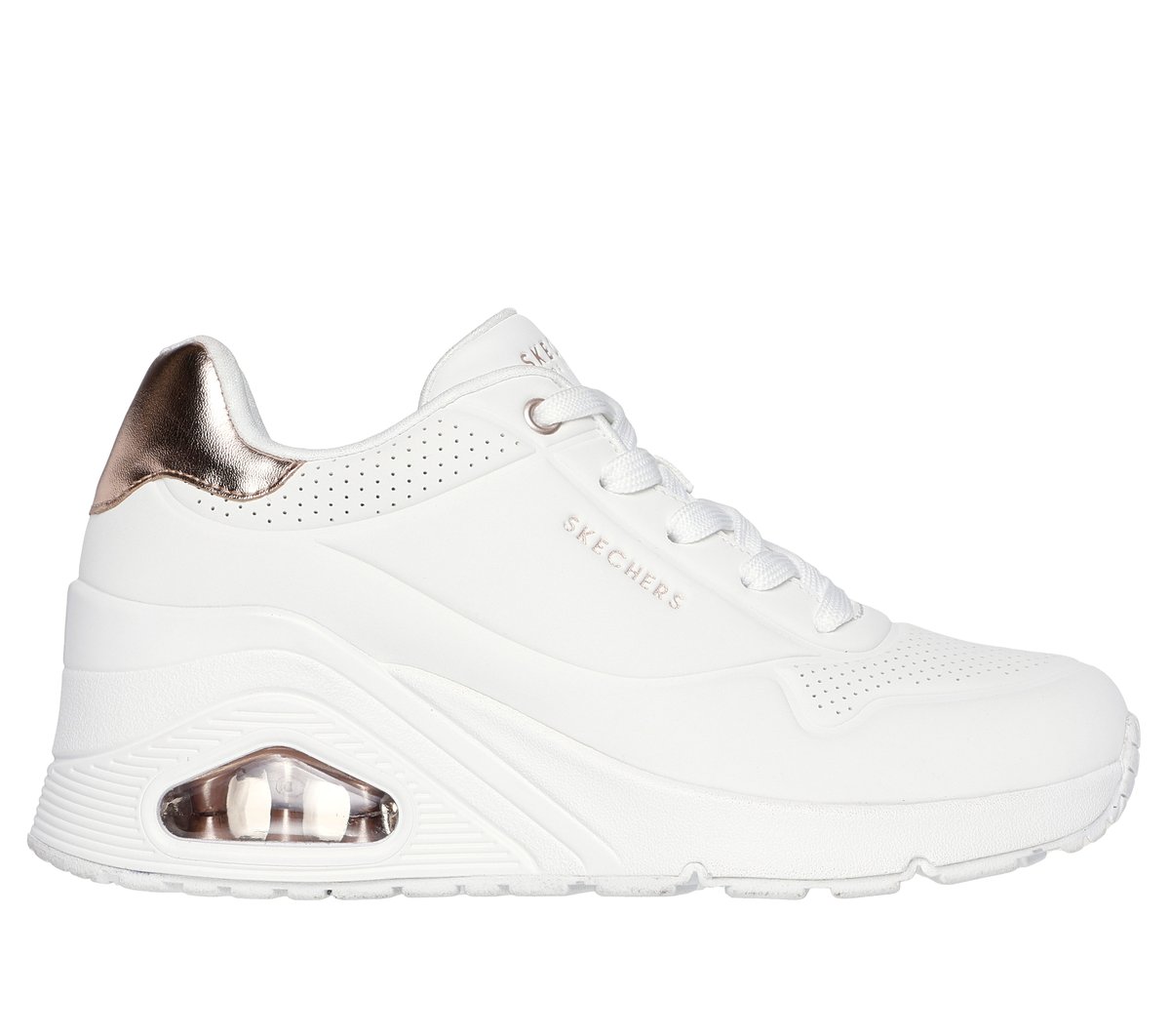 Uno Wedge - HI Steps — WHITE
