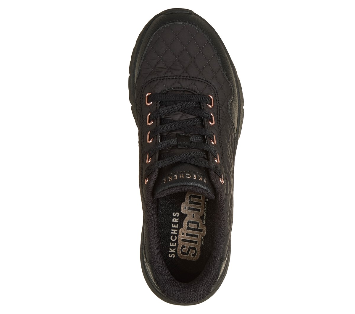 Skechers Slip-ins: UNO Flex - Cozy Fit On Air — BLACK