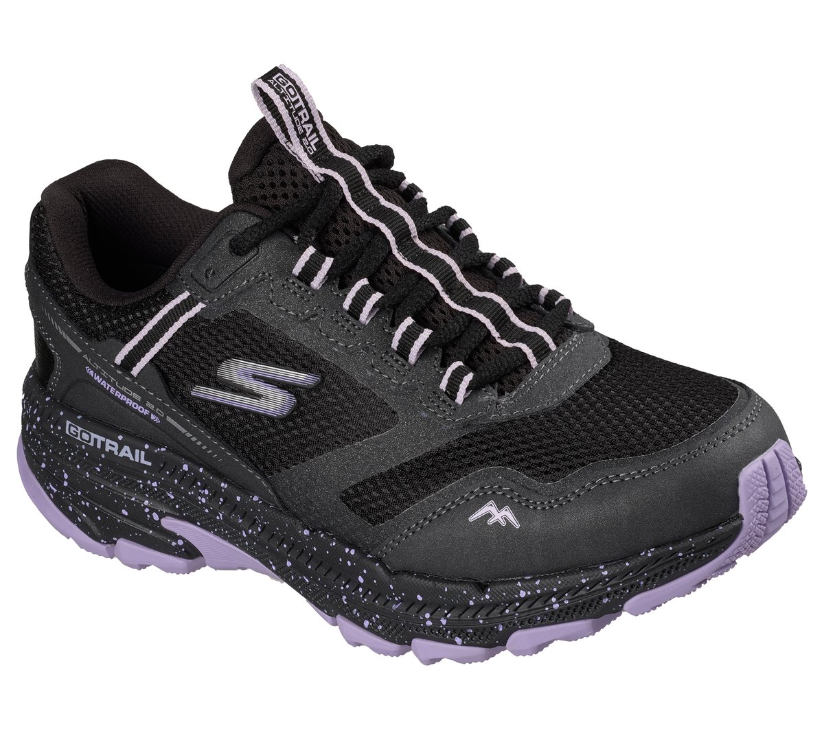 Waterproof: GO RUN Trail Altitude 2.0 - Ravine — BLACK / LAVENDER