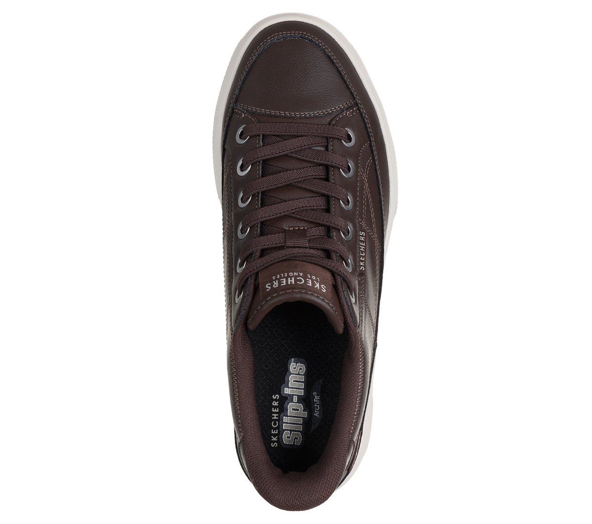 Skechers Slip-ins: Arch Fit Arcade - Catch Ya There — CHOCOLATE