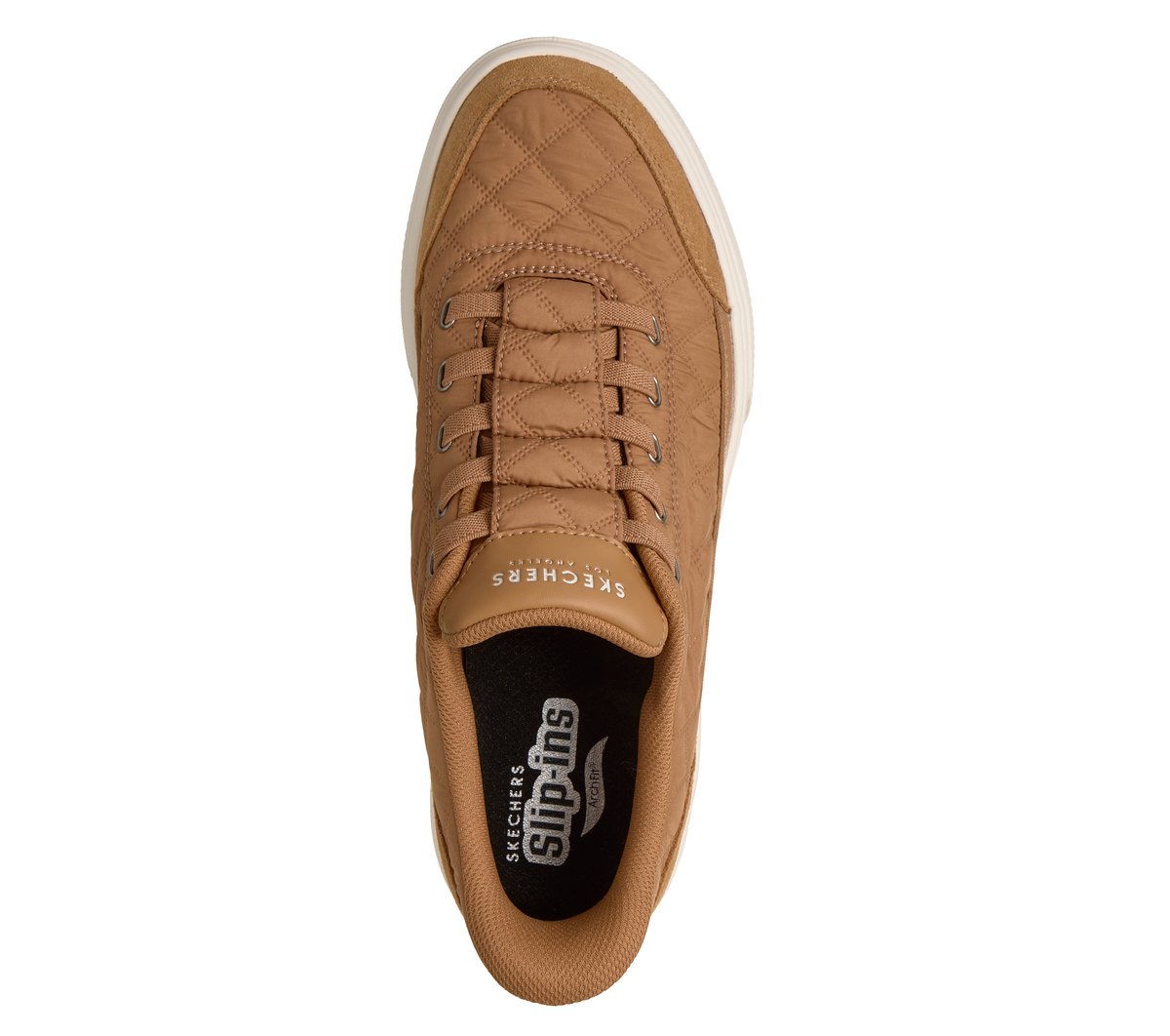 Skechers Slip-ins: Arch Fit Arcade - Cozy Fit Charming Daze — WHEAT
