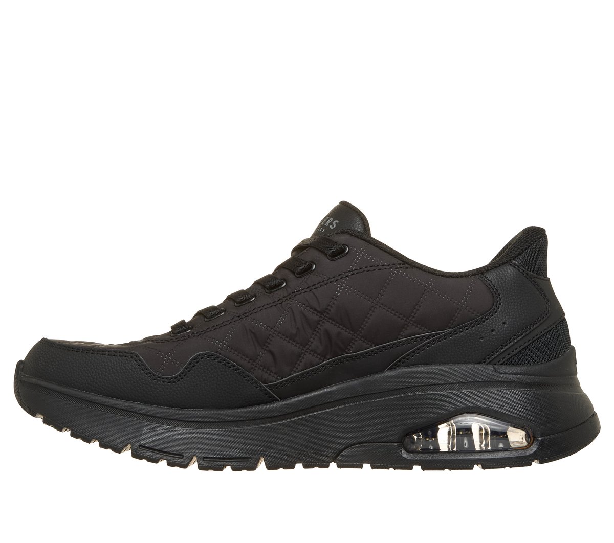 Skechers Slip-ins: UNO Flex - Cozy Fit On Air — BLACK