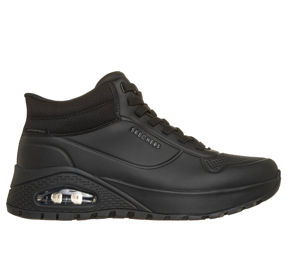 Skechers Slip-ins Waterproof: UNO Rugged - Weathered Terrain — BLACK