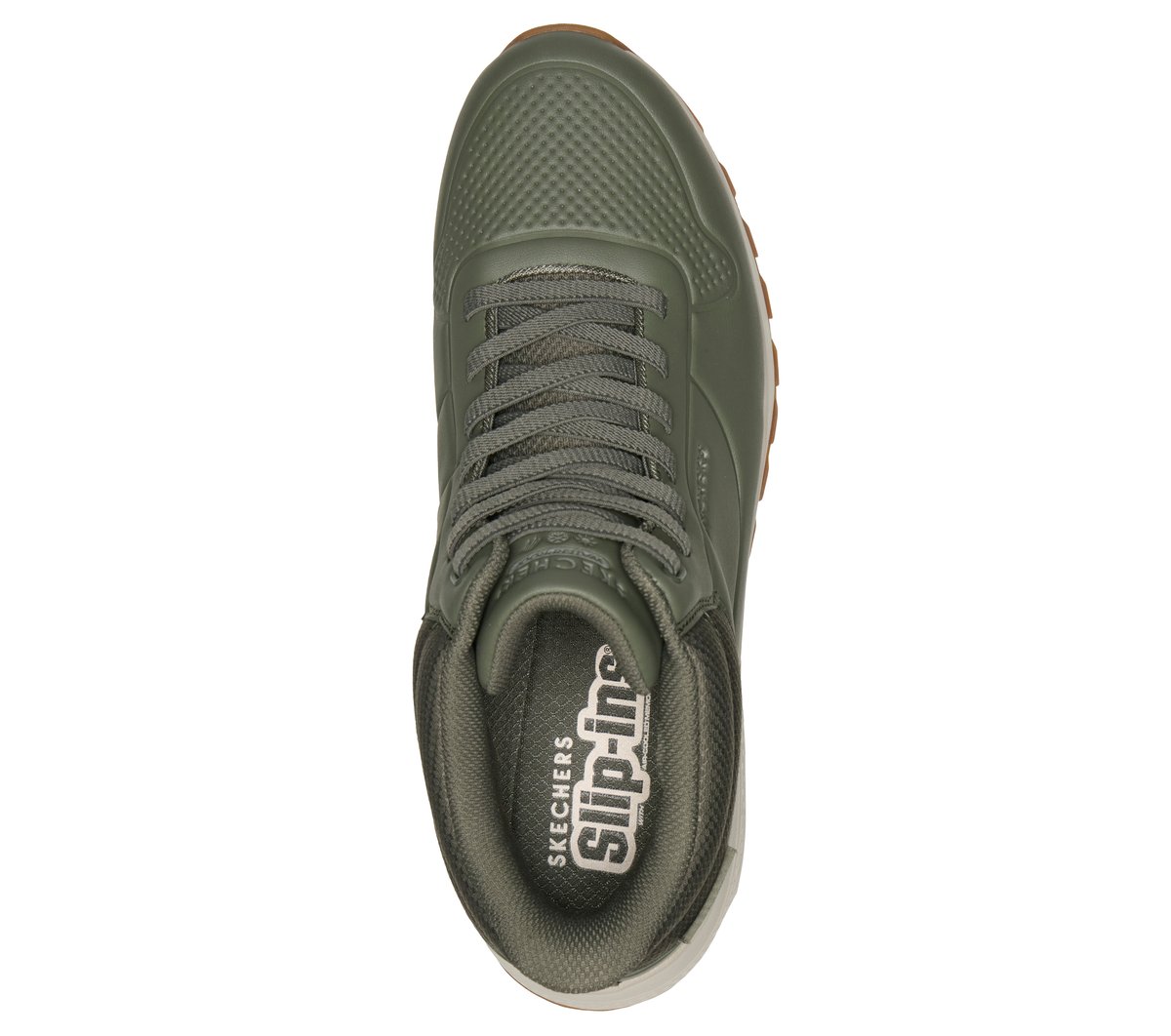 Skechers Slip-ins Waterproof: UNO Rugged - Weathered Terrain — OLIVE
